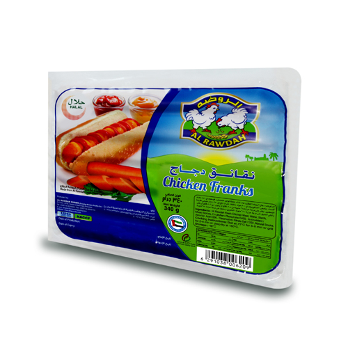 Al Rawdah Chicken Franks -340g - Al Rawdah Foods