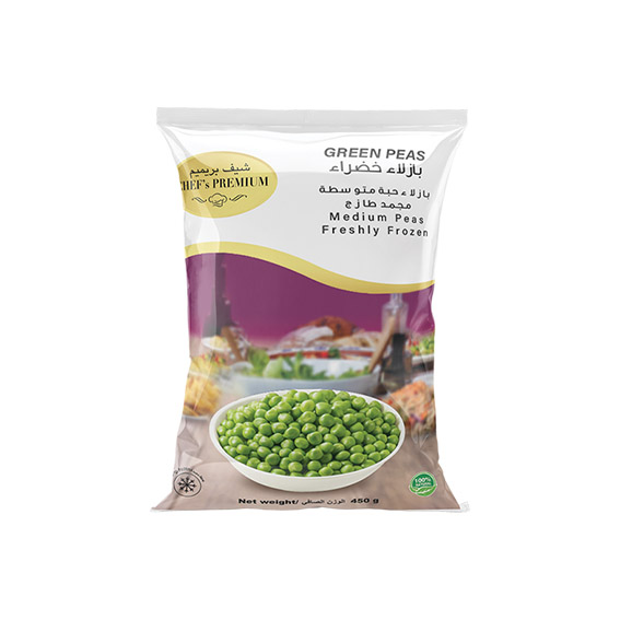 Frozen Green Peas Buy Online Frozen Peas 450g Al Rawdah